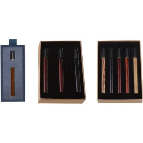 1/3/5pcs Wooden Pen Extender Holder Sketching Drawing Pencil Lengthener School Office Supplies