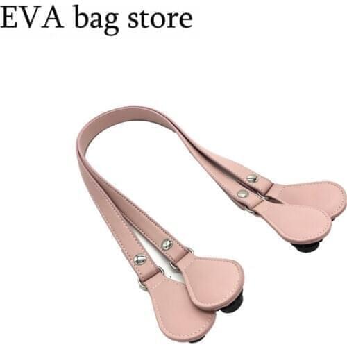 1 pair for obag bag handle PU leather handle 68 cm with drops end for obag use classic size