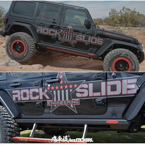 Car stickers FORJEEP Jeep Wrangler Gladiator decoration modified body decal accessories