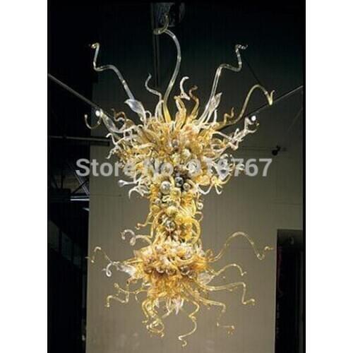 Free Air Freight Large Hotel Lobby Villa Foyer Chandelier Hanging Lamps