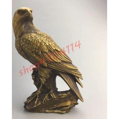 Pure copper, brass, black-eared kite ornaments, exquisite crafts, decorations, collections