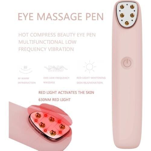 Electric Eye Massager Anti Wrinkle Eye Massage Anti Aging Eye Care Massage Device Eye Massage Pen RF Eye Beauty Instrument
