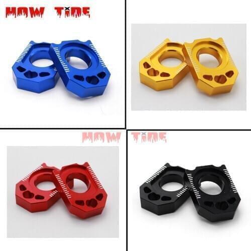 Motorcycle CNC rear chain adjuster shaft seat for YAMAHA YZ125 YZ250 02-16 YZ250F 02-08 YZ450F 03-08 YZ250X 2016 YZ250FX WR250F
