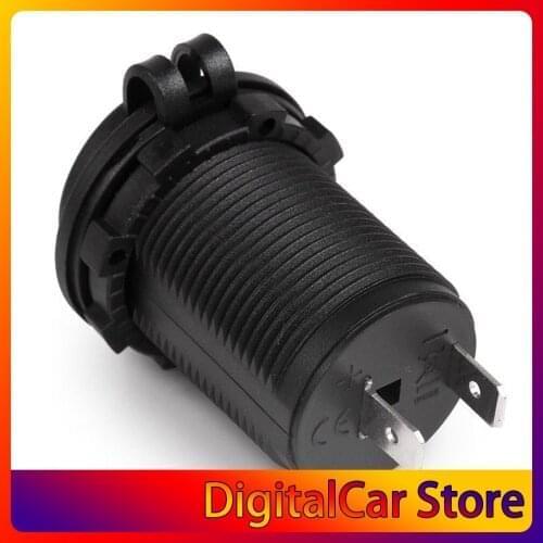 1pc Cigarette Lighter Socket 12V Waterproof Car Boat Motorcycle Cigarette Lighter Sockets Power Plug Outlet
