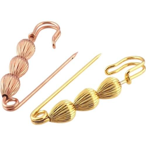 Beads Safety Pins Vintage Fashion Simulated Pearl Brooch Pin Jewelry Ornaments for Scarf Coat Bag Garment Decoration Accessories