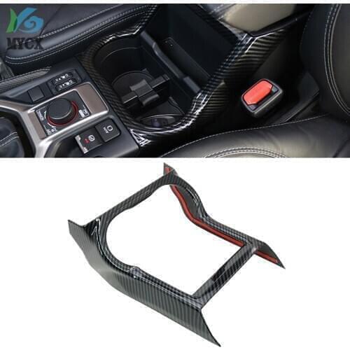 For Subaru Forester SK 2018 2019 2020 Interior Accessories Water Cup Holder Cover Trim Cups Frame car Panel Decoration Molding