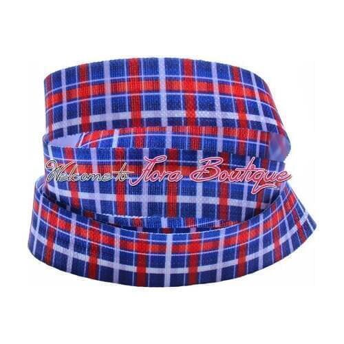 FLRA FOE July 4th printing elastic ribbons, patterned fold over elastic for women hair bands, 100 yards per lot