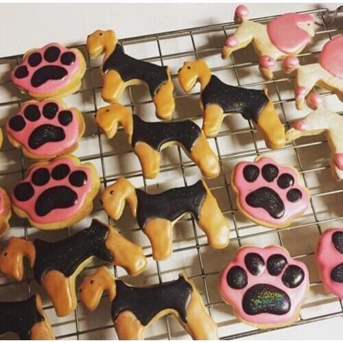 Animal Dog Cat Cookie Mold Cookie Cutter Stainless Steel Fondant Cutter Baking Cookie Mold Biscuit Mould Cookie Printing Tools