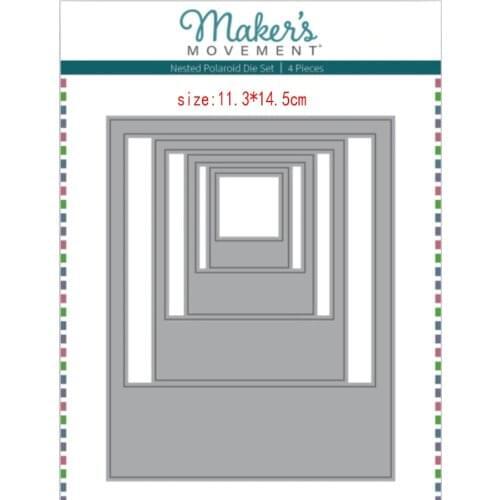 Sirius Photo album frame Metal Cutting Dies Stencils Template for DIY Scrapbooking Embossing Paper Cards Album Making Craft Die