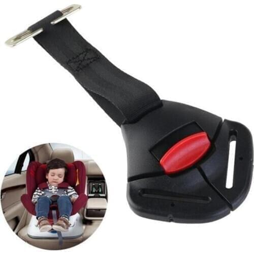 Hot Sale Car Baby Safety Seat Clip Fixed Lock Buckle Safe Belt Strap Harness Chest Child Clips Buckle Latch Toddler Black Clamps