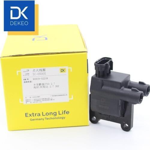 DEKEO Ignition Coils For Toyota RAV4(XA10 1994-2000)2.0L JIAOYOU(XM1 1995-2001)2.0L COASTER 2.7L 90919-02218