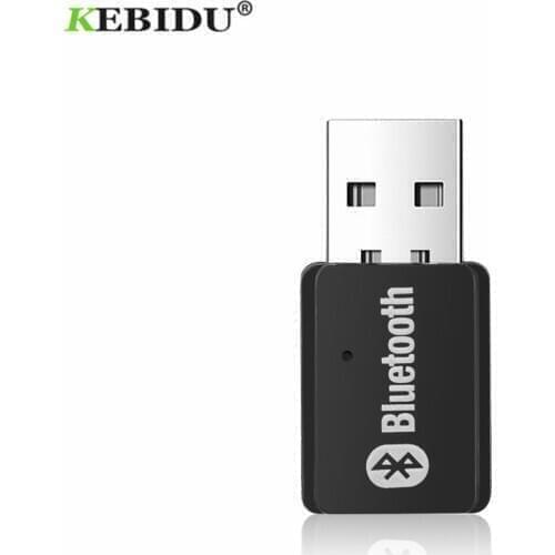 KEBIDU Bluetooth 5.0 Audio Transmitter Stereo Music for PC Computer Mini USB Bluetooth Transmitter Wireless Adapter