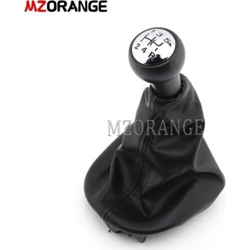 Leather 5 Speed Manual Car Gear Stick Shift Lever Knob For Peugeot 206 306 307 308 3008 For Citroen Saxo C2 C4 Picasso PU