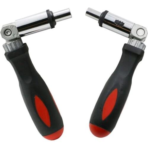 180 Degree Multifunction Ratchet Screwdriver 1/4 Inch Inside Hexagon Adjustable Angle Mini Rapid Ratchet Screwdriver