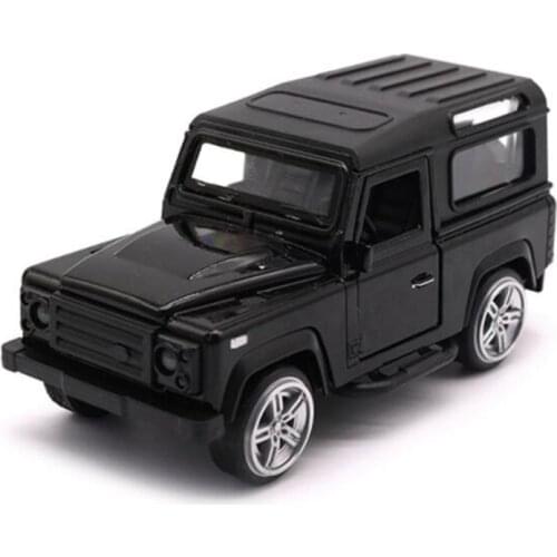 3 Colors 13CM 1/32 Scale Simple style model Toy Car Metal Alloy Defender OFF road SUV Pull Back Diecasts Vehicles KidsCollection
