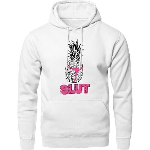 Men solid color fleece man hoodie fashion Pineapple printing hooded tracksuits 2020 spring autumn high quality thickening jacket