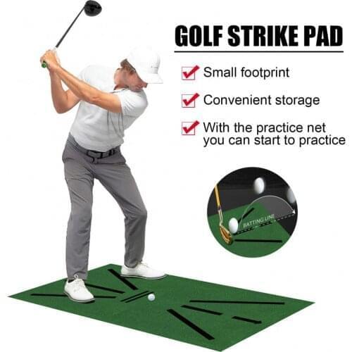 Non-slip High-quality Golf Training Pad Foldable Golfer Practice Aid Cushions for Indoor Plastic Push Rod Exerciser Blanket