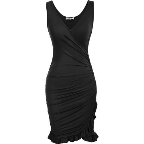 Spaghetti Straps Ruffles Mini Dress Club Party Elegant Sleeveless Dresses Womens Sexy Summer Sundress Outfits Holiday