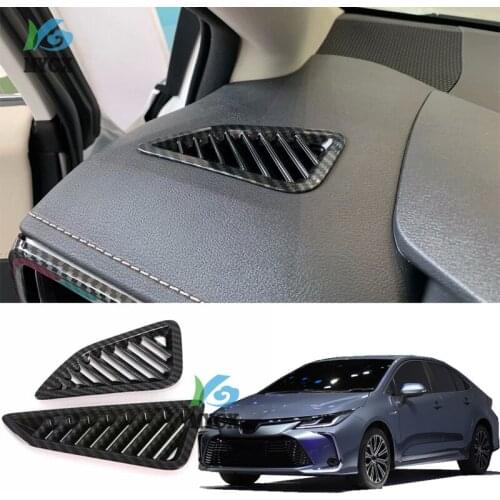 Fit For Toyota Corolla E210 2019 2020 arbon fibre car accessories Car front Small air outlet Decoration cover trim Car styling