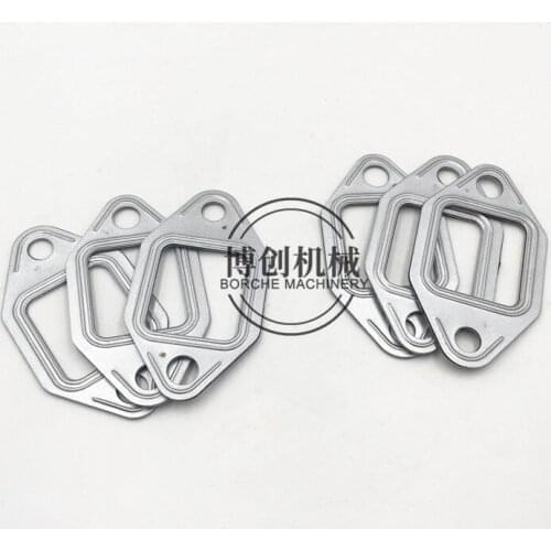 Free shipping for Excavator parts for exhaust branch pipe cushion of Doushan Dayu DH300-5-7 225-9 D1146 DE08 engine