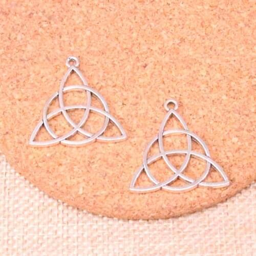 55pcs knot amulet Charms Zinc alloy Pendant For necklace,earring bracelet jewelry DIY handmade 28mm