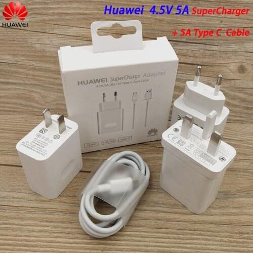 Huawei 5V 4.5A USB Super Charger Supercharge 5A Type C Cable For Mate 10 20 30 Pro P40 P30 P20 Pro P9 P10 Plus Honor 10 20 V10