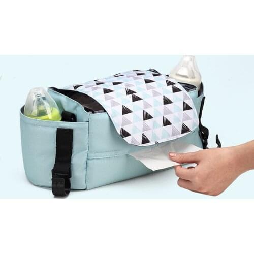 Baby Stroller Bag Organizer Portable Bag Nappy Diaper Bags Waterproof Carriage Storage Bag Hook Stroller Accessories For Newborn