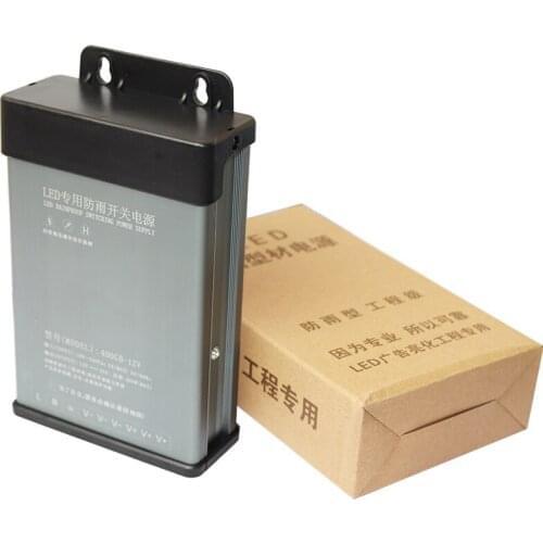 LED Rain-proof RAIN Switching Power DC Transformer 12V 5A 60W 10A 120W 16.6A 200W 21A 250W