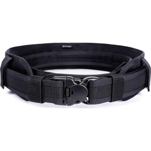 Tactical CS Waistband + outer waistband + inner belt Tactical waist Belt compatible with MOLLE tactical load reduction kit