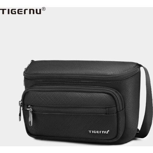 Tigernu New Concise Light Weight Mens Shoulder Bags Oxford Quality Anti-wrinkle Waterproof Bag Travel Men Fashion Messenger Bag
