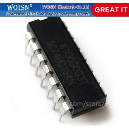 10PCS SN74HC164N SN74HC164 DIP14 DIP 74HC164N 74HC164 New original In Stock