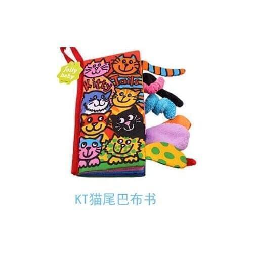 Animal Baby Toys Infant Kids Early Development Cloth Books Learning Education Unfolding Activity story book K0279