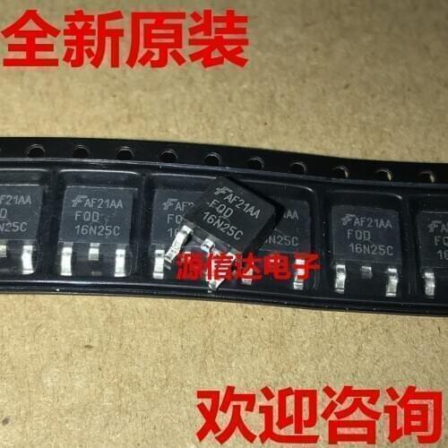 New imported FQD16N25C 16N25C 250V 16A TO-252 field effect tube, original and in stock