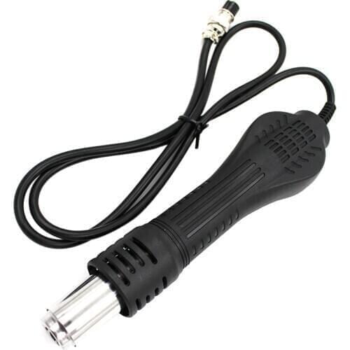 8-Hole Connection Port 24V 12V Heat Gun Hot Air Desoldering Rework Gun Handle FOR 878 898 Soldering Station Welding Repair Tool