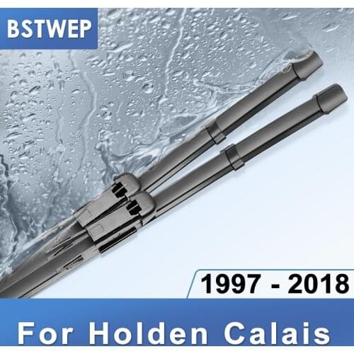 BSTWEP Wiper Blades for Holden Calais (VT, VX, VY, VZ, VE, VF) Fit Hook Arms / Pinch Tab Arms