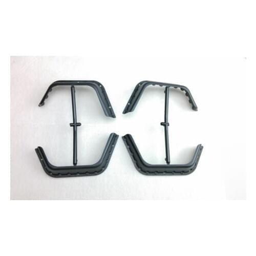 D110 Wagon RC Rock Crawler Car Model 1/10 Scale Plastic Upgraded Wheel Trims DIY TH01589-SMT4