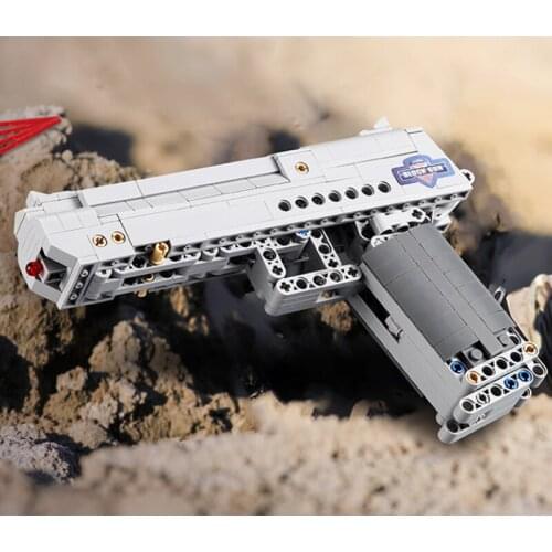 Double Eagle Toy Gun Lego Can Fire Desert Eagle Boy Puzzle Puzzle To Build Military Model