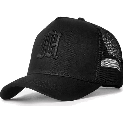 Han edition top hat baseball cap mesh breathable big hat shading sunscreen in summer mans hat fashion joker