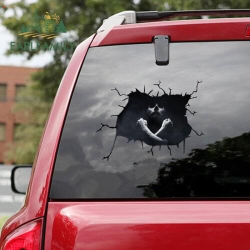 EARLFAMILY 13cm x 10cm Creative Car Stickers for Black Sails Belief Breaking Decals Home Wall Sticker Waterproof Vinyl Car Wrap