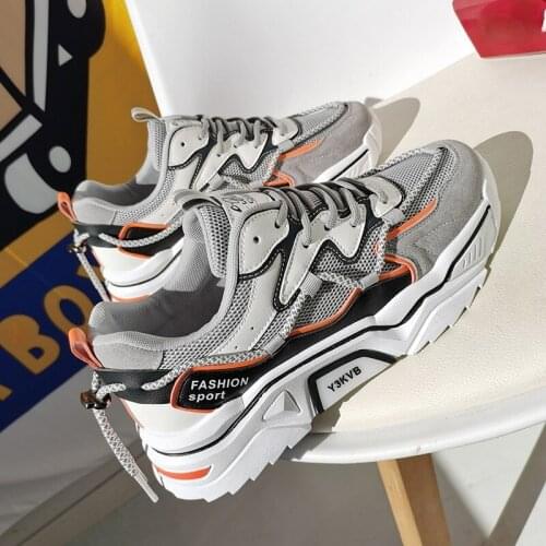 Casual Shoes Men Colorful Fashion Man Sneakers Mesh Male Mixed Colors Outdoor Footwears Autumn Platform Leisure Shoes Youth Tide