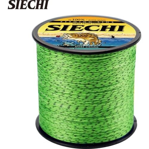 SIECHI 8 Strands PE Fishing Line Raid Fishing Line Multifilament Fishing Wire Carp 300M Fishing Line