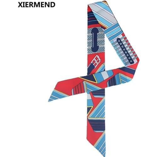 2018 summer new Zebra printed silk scarves sunscreen variety packs handles ribbon hair hooded female head scarf