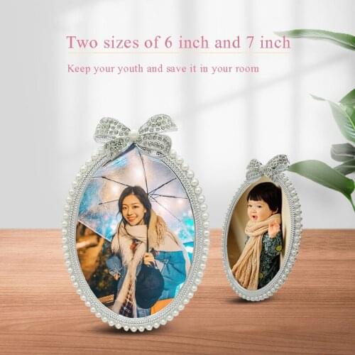 2021 new European style family decoration pearl photo frame wedding photo frame childrens photo frame 3 inch / 6 inch / 7 inch
