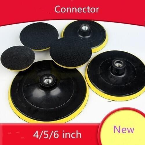 4/5/6inch M14 Connector Drill Car Polisher for Wool Polishing Buffing Waxing Pad Accessories Wool Polishing Pad Polishing Plate