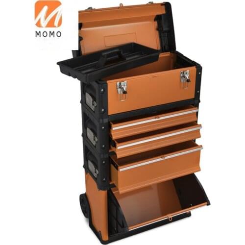 Mall mechanic portable aluminum tool box cabinet
