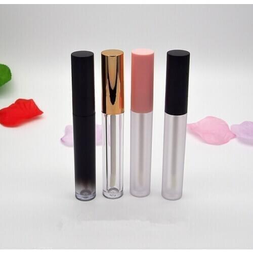10/30pcs 4.5ml Empty Lip Gloss Tube Lips Balm Bottle Brush Container Beauty Tool Mini Refillable Bottles Round Lipgloss Bottle