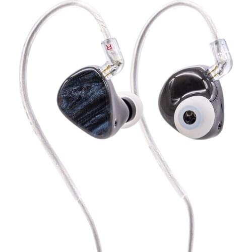 Shuoer EJ09 1DD+4BA+4EST 10mm dynamic electrostatic driver hybrid IEM headphones with 0.78 dual pin cable kinds of plugs 3.5/4.4