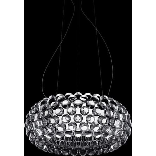 Nordic Creative Fashion Acrylic Transparent Crystal Bead Led Chandelier Deluxe Living Room Dining Room Bedroom Lighting New Stly