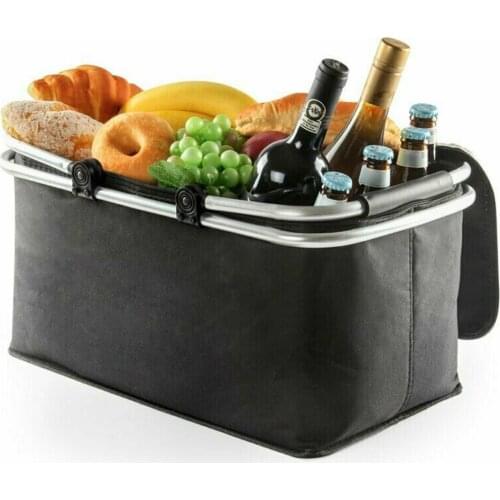 Supermarket Shopping Outdoor Picnic Bag Thickened Portable Rubber Grip Handles Largecapacity 30l Foldable Shopping Bag Insulated