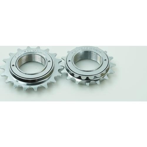 Bicycle Movable Flywheel Single Speed Movable Flywheel 16T/18T Movable Flywheel Electroplated Fixed Gear Bicycle Accessories